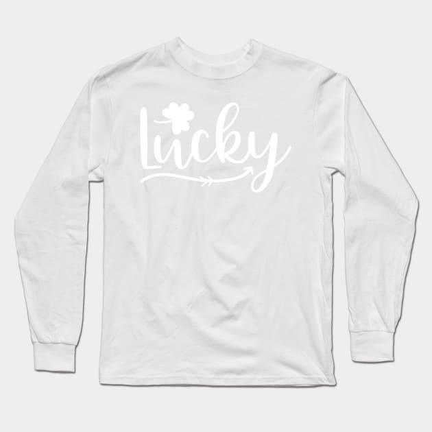 Lucky Shamrock Long Sleeve T-Shirt by greenoriginals